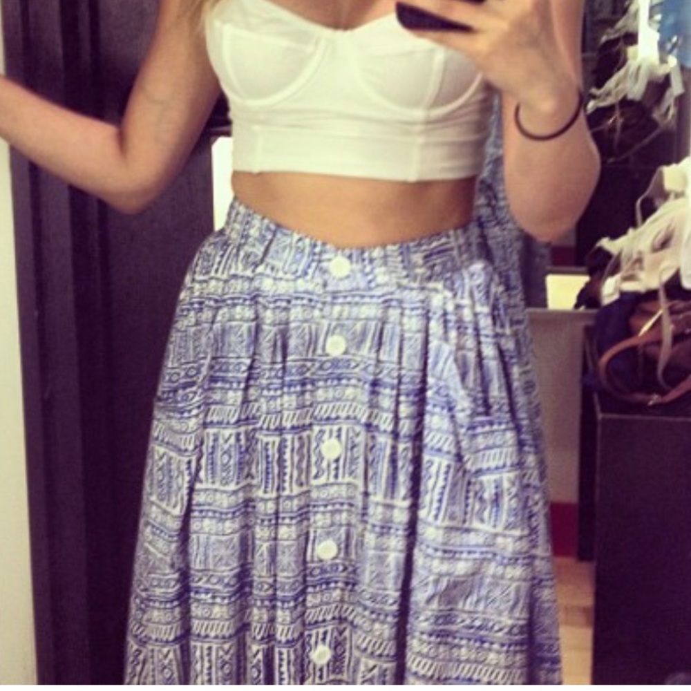 American Apparel XS boho skirt - Picture 3 of 3